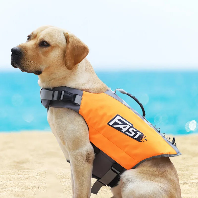 Dog Life Jacket Reflective Safety Vest for Swimming and Surfing