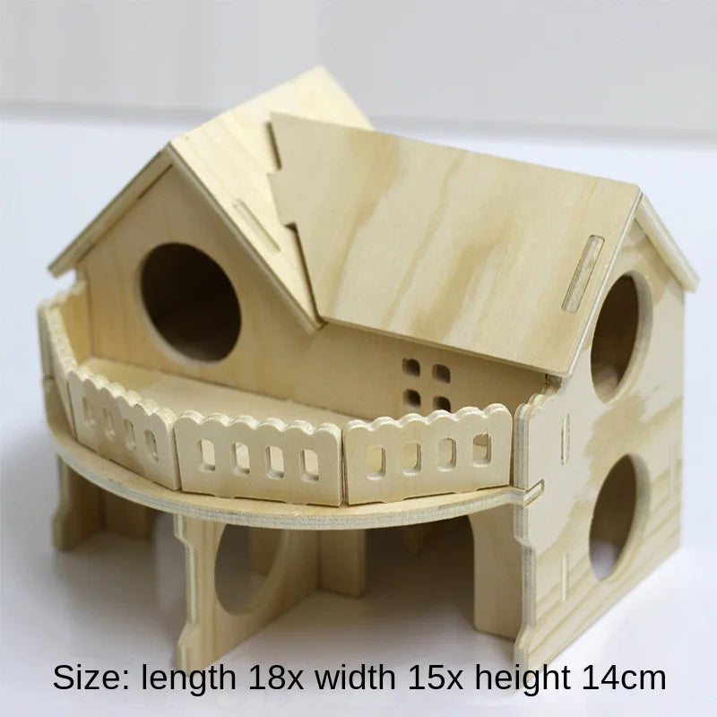 NONECN Hamster Wooden Toys and Accessories Kit