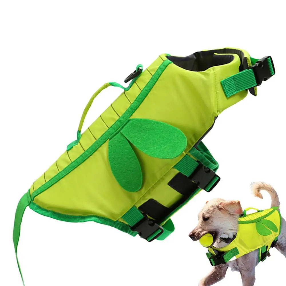 Dog Life Jacket For Boating Ripstop Waterproof With Handle