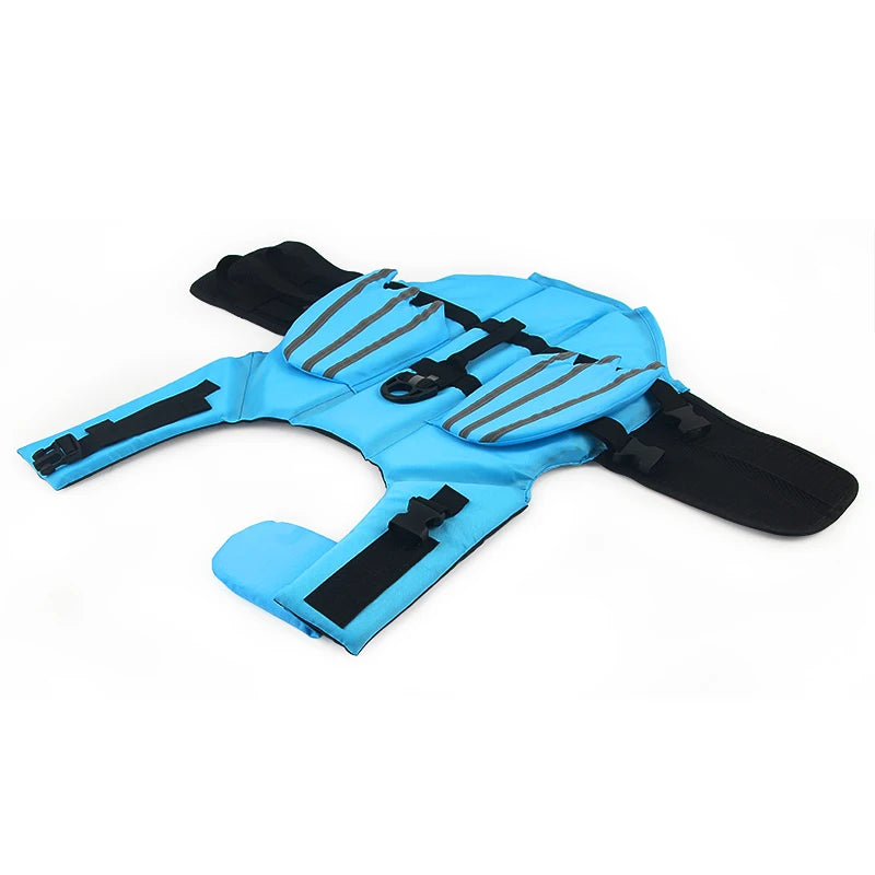 Dog Summer Life Jacket Vest With Reflective Wing Swimwear
