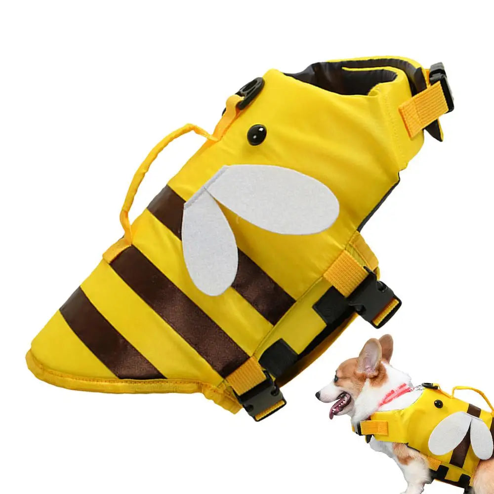 Dog Life Jacket For Boating Ripstop Waterproof With Handle