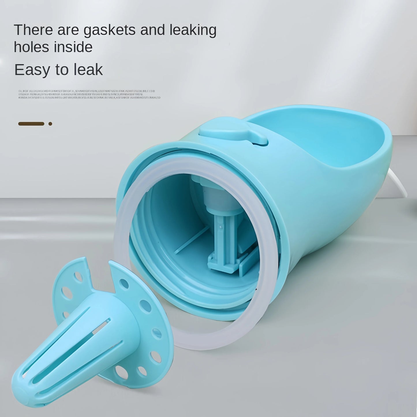 Portable Dog Cat Water Bottle With Storage For Food