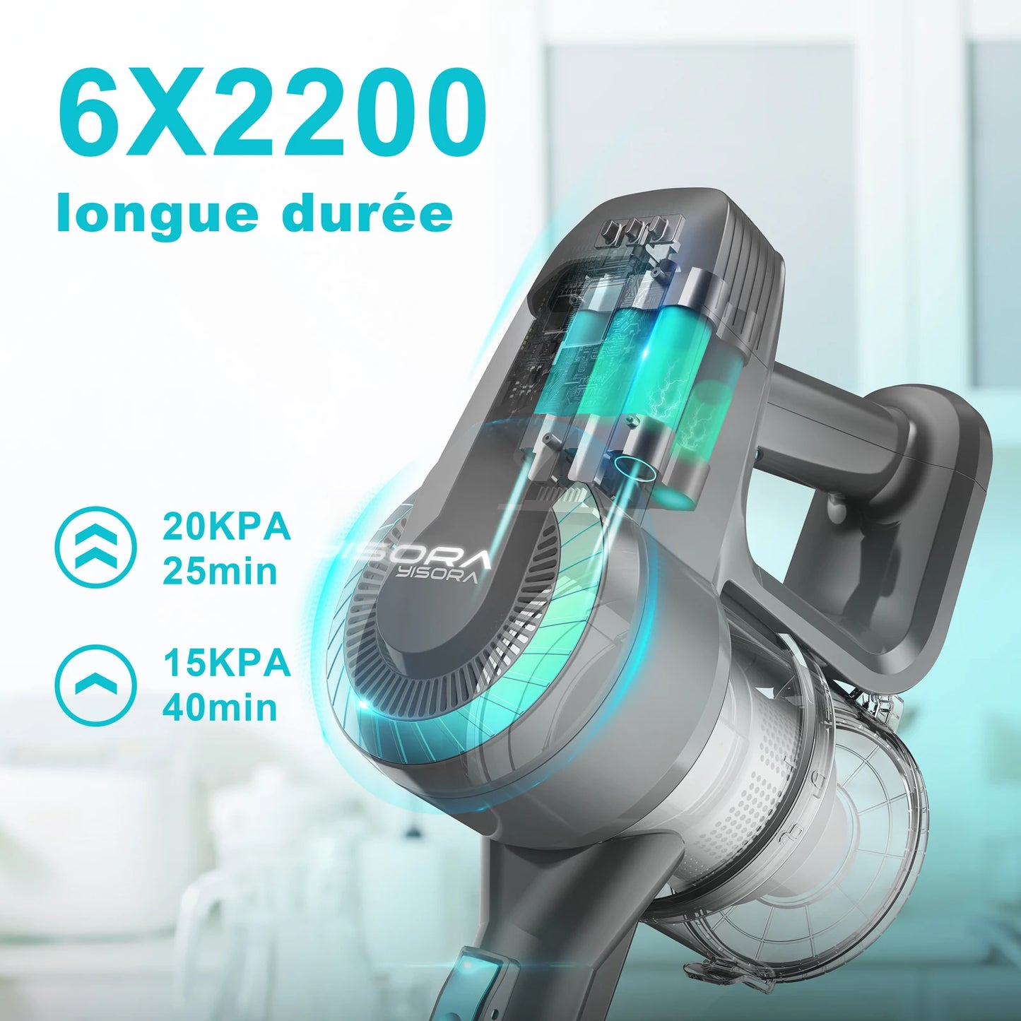 INSE N300 Cordless Upright Vacuum Cleaner