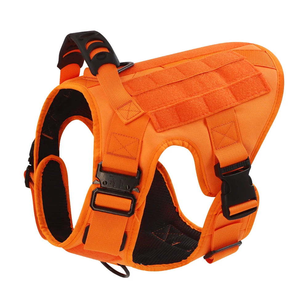 PETRAVEL Military Camouflage Dog Harness For Large And Medium Dogs