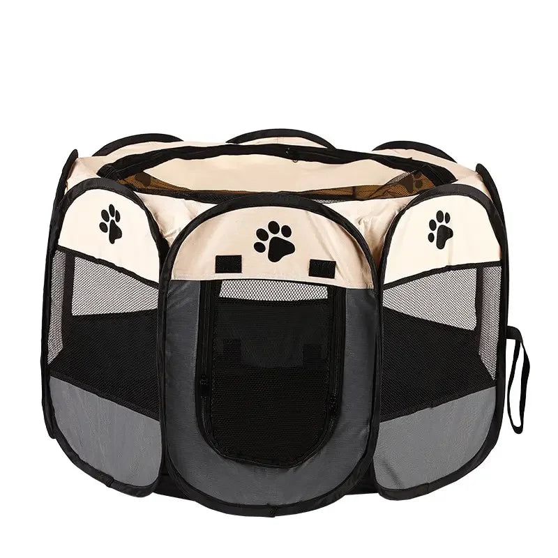 Portable Foldable Pet Tent and Kennel for Dogs and Cats