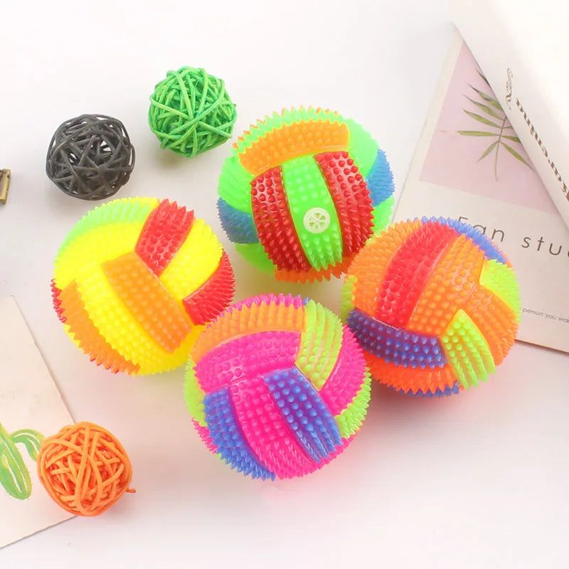 Glowing LED Ball Dog Toy for Puppies Chew and Play