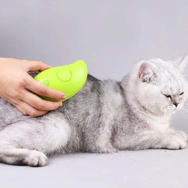 ATMDOG Electric Steamy Dog Brush For Pet Grooming