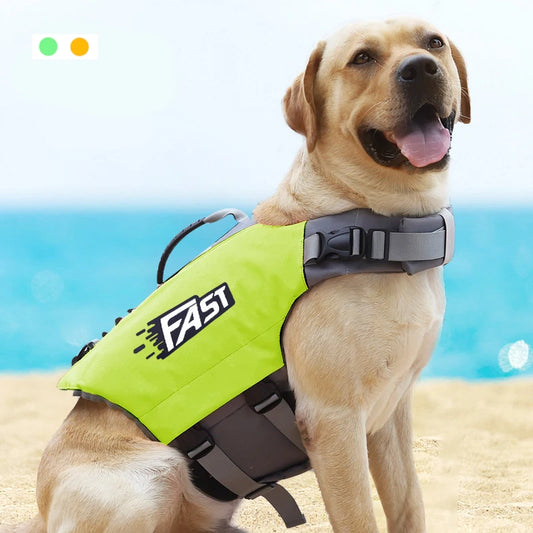 Dog Life Jacket Reflective Safety Vest for Swimming and Surfing