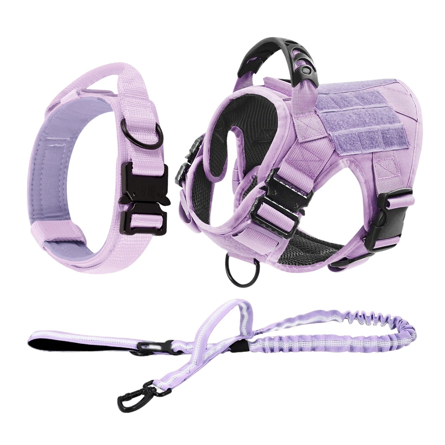 PETRAVEL Military Camouflage Dog Harness For Large And Medium Dogs