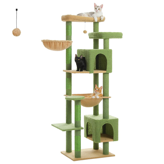 PAWZ Road Tall Cat Tree for Indoor Cats Scratching Posts