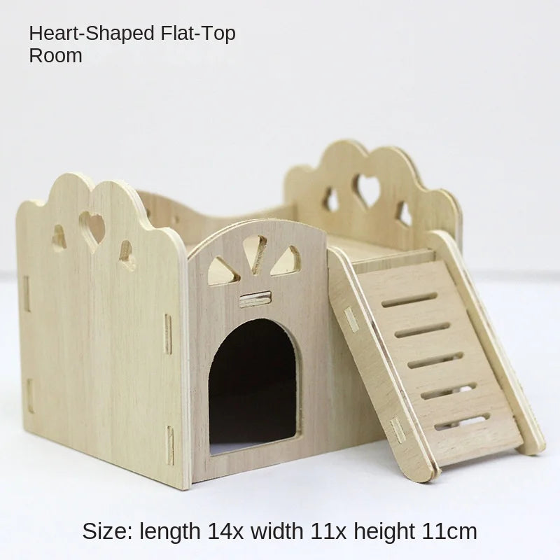 NONECN Hamster Wooden Toys and Accessories Kit