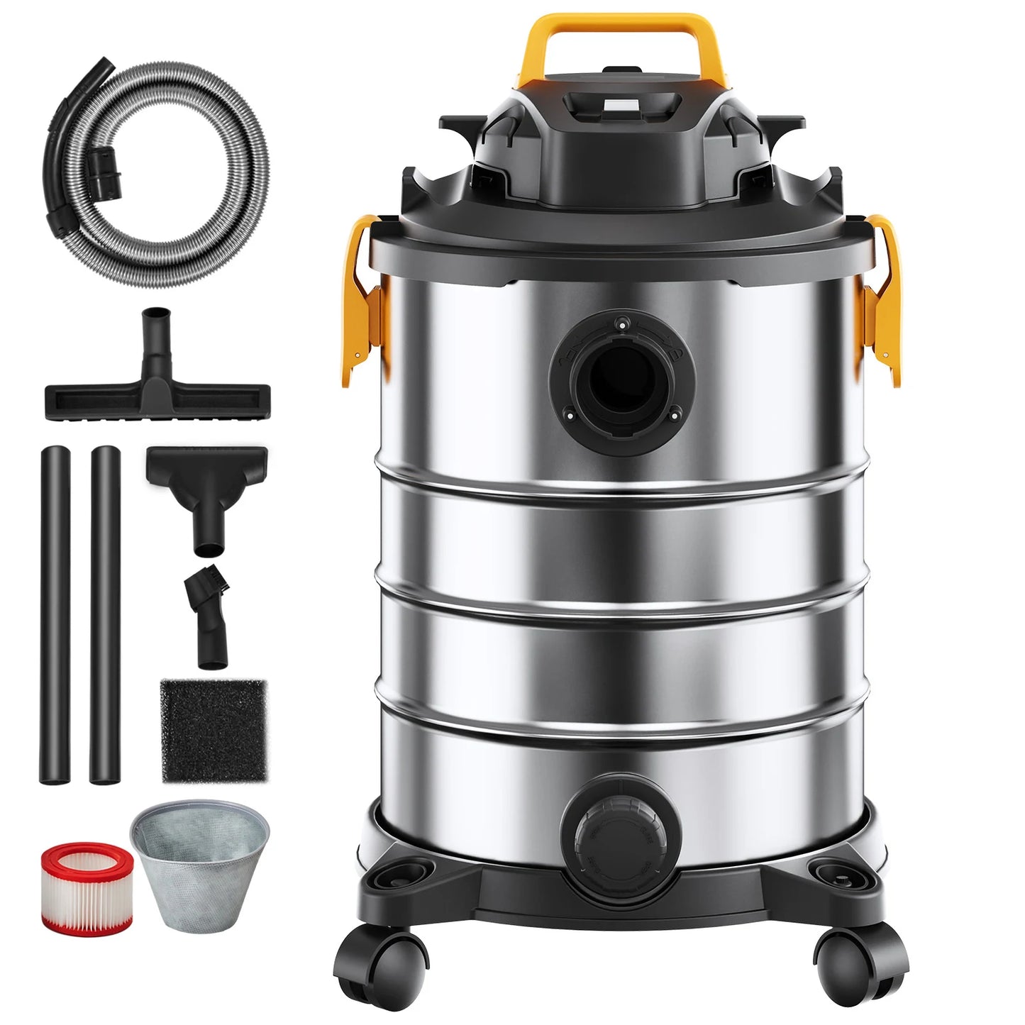 SucceBuy Wet Dry Shop Vacuum Powerful Suction For Carpet Debris