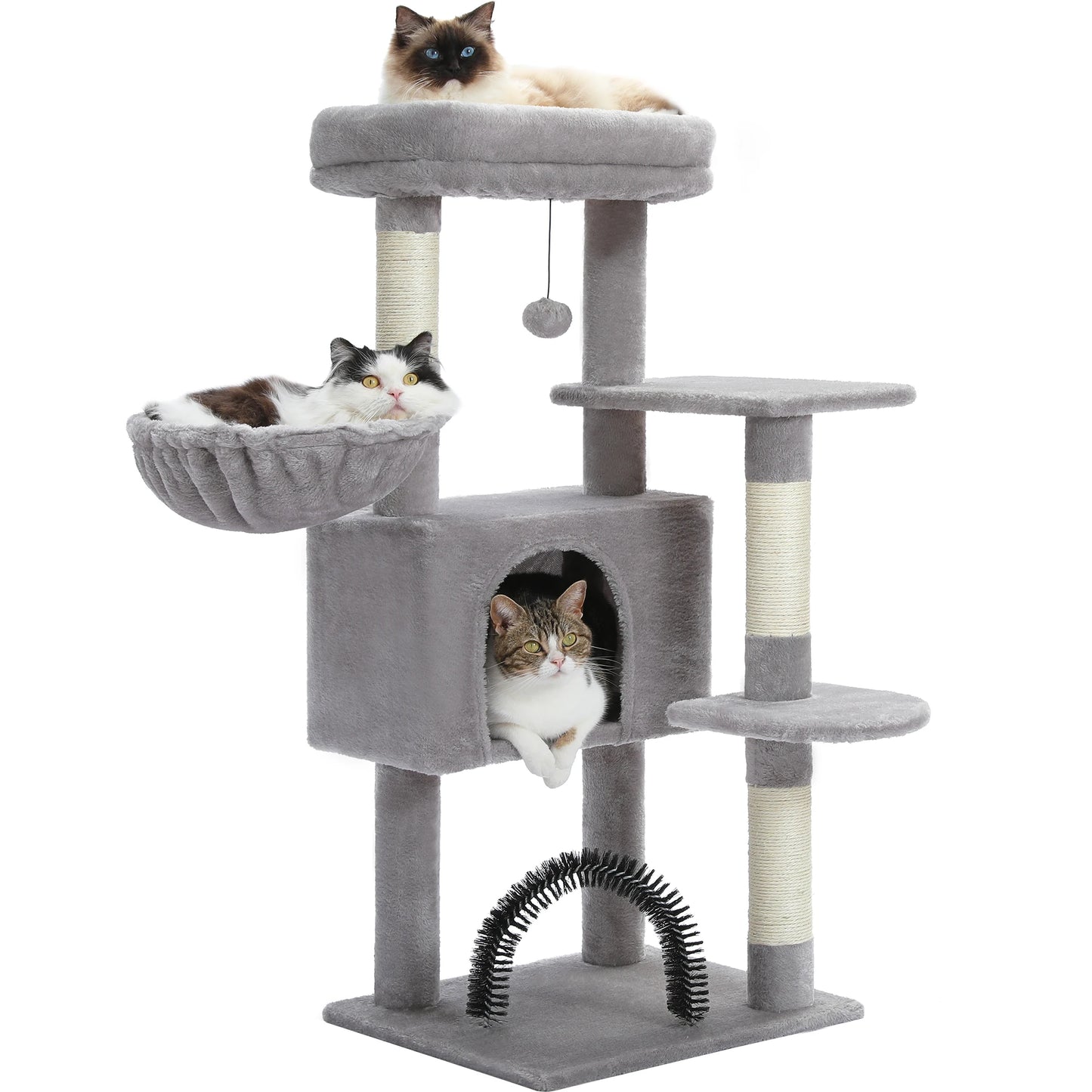 PAWZ Road Cat Tree With Toy Perch And Scratching Posts