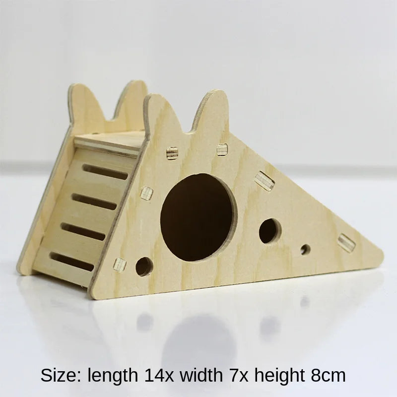 NONECN Hamster Wooden Toys and Accessories Kit
