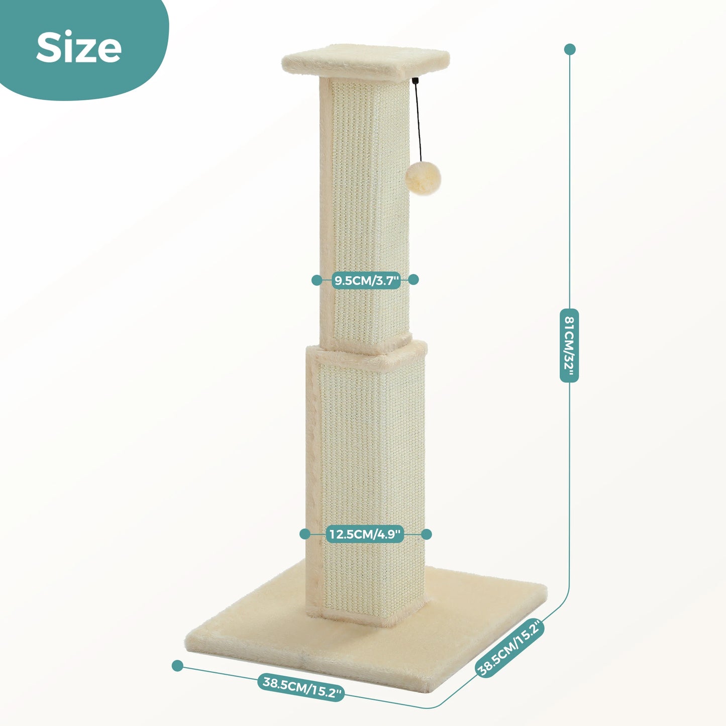 PAWZ Road Cat Scratching Post Indoor Ultimate Scratch Toy