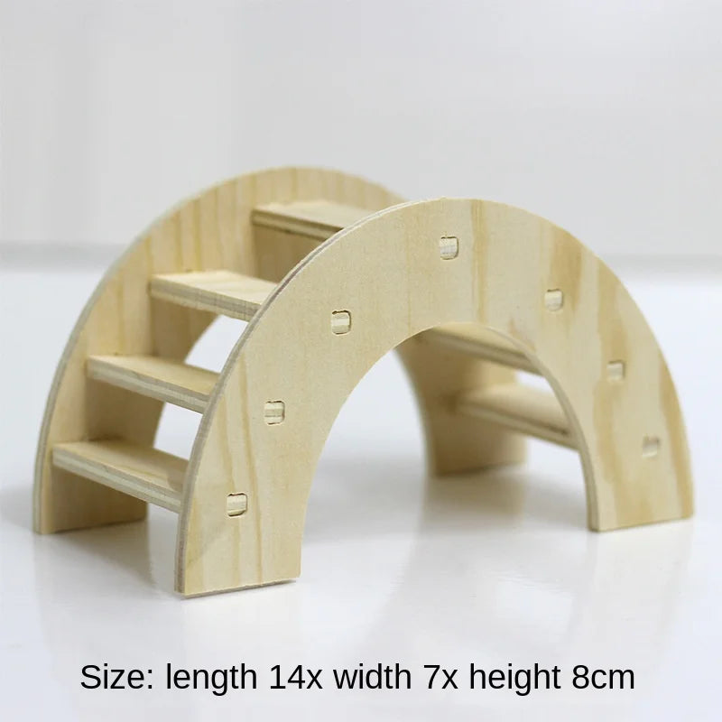 NONECN Hamster Wooden Toys and Accessories Kit