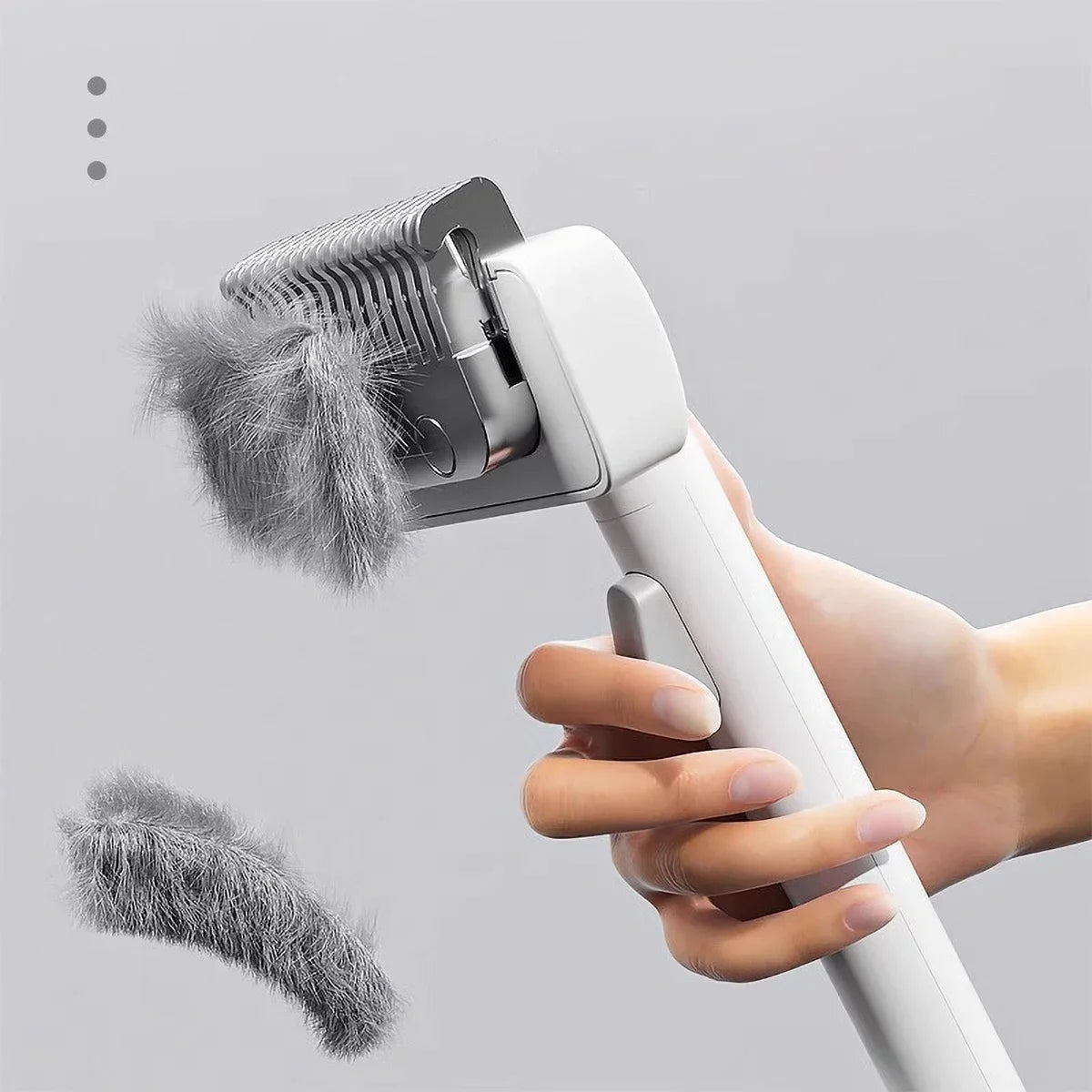 Stainless Steel Pet Comb With Rounded Knife Head For Pets