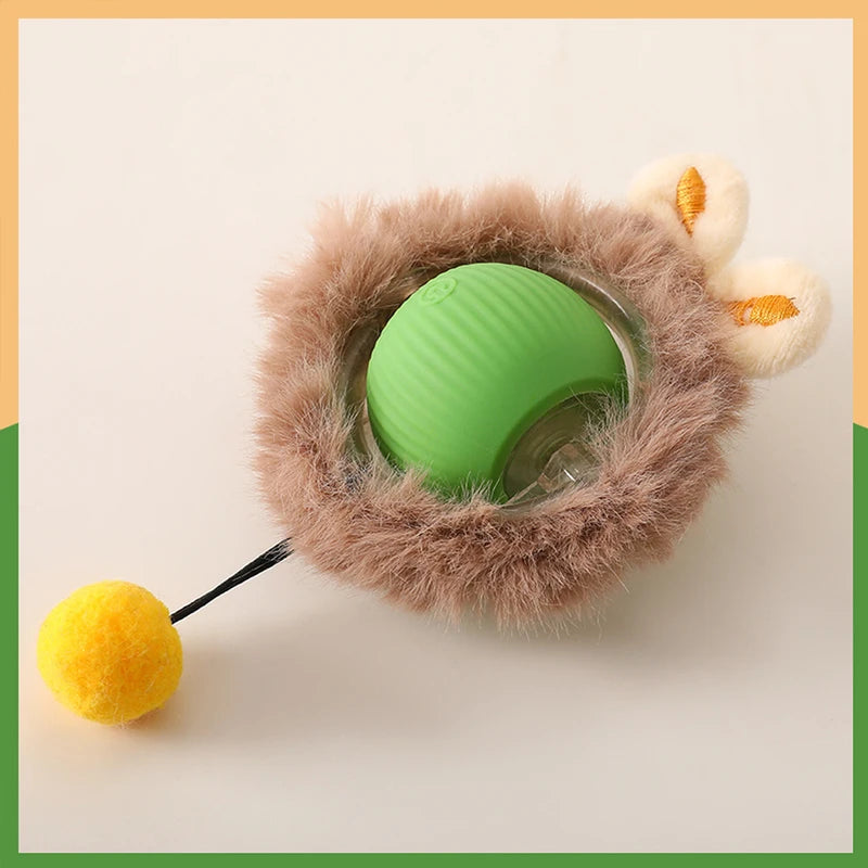 Smart Interactive Cat Toy Ball in Pouch Motion Activated