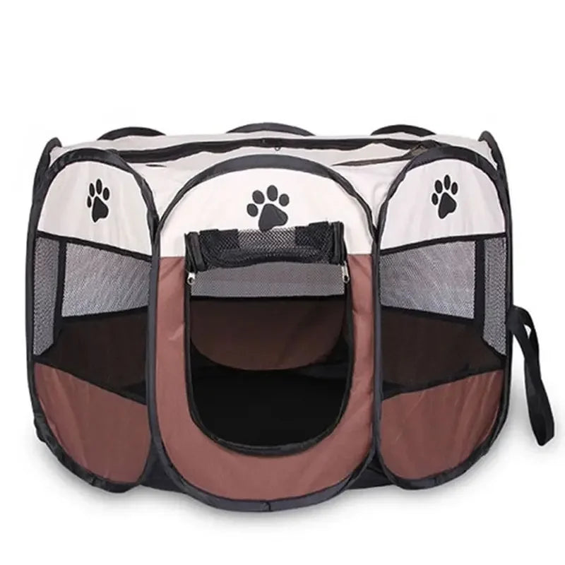 Portable Foldable Pet Tent and Kennel for Dogs and Cats