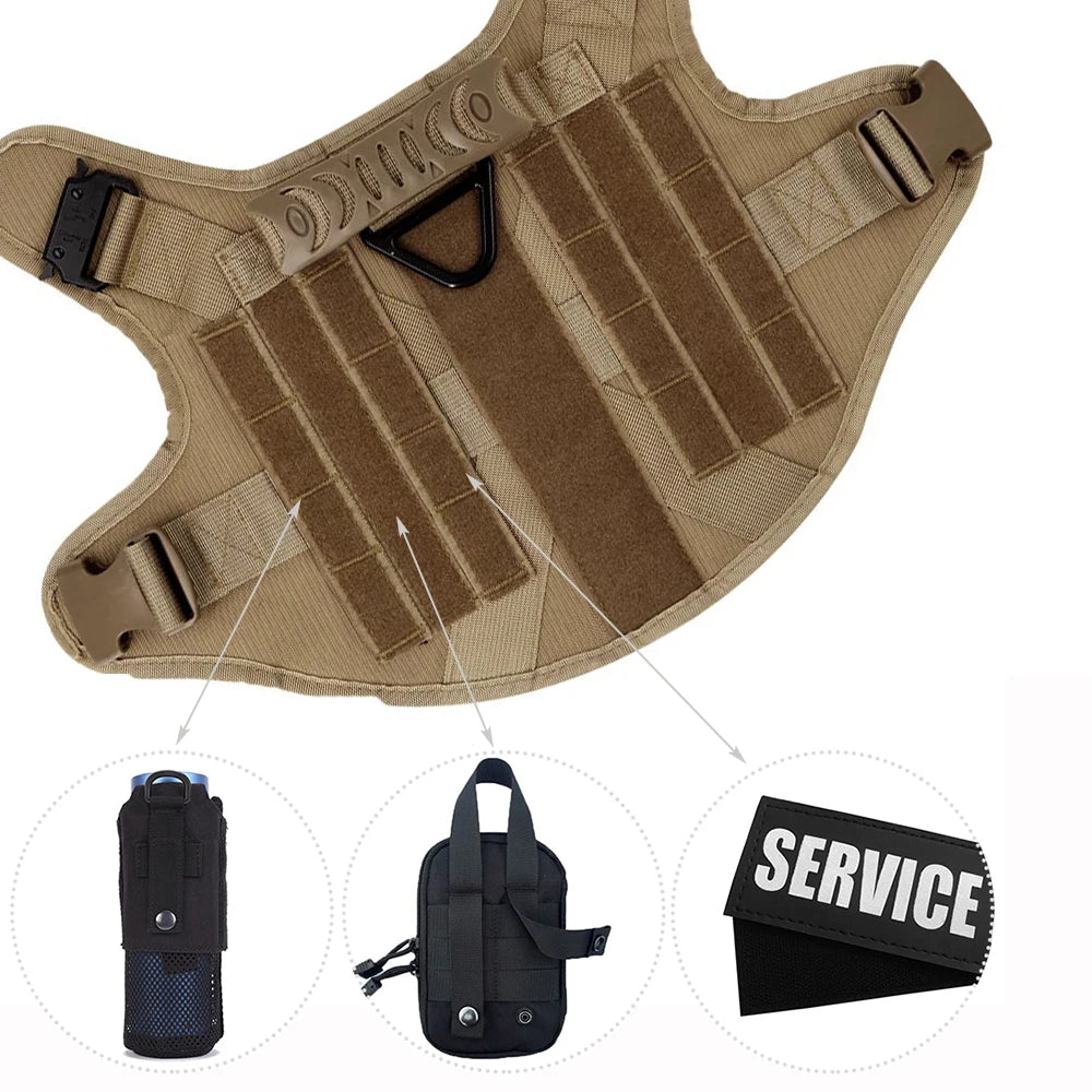 PETRAVEL Dog Harness And Leash Set Padded Vest For Training