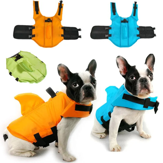 Dog Life Vest Adjustable Buoyant Safety Jacket For Dogs