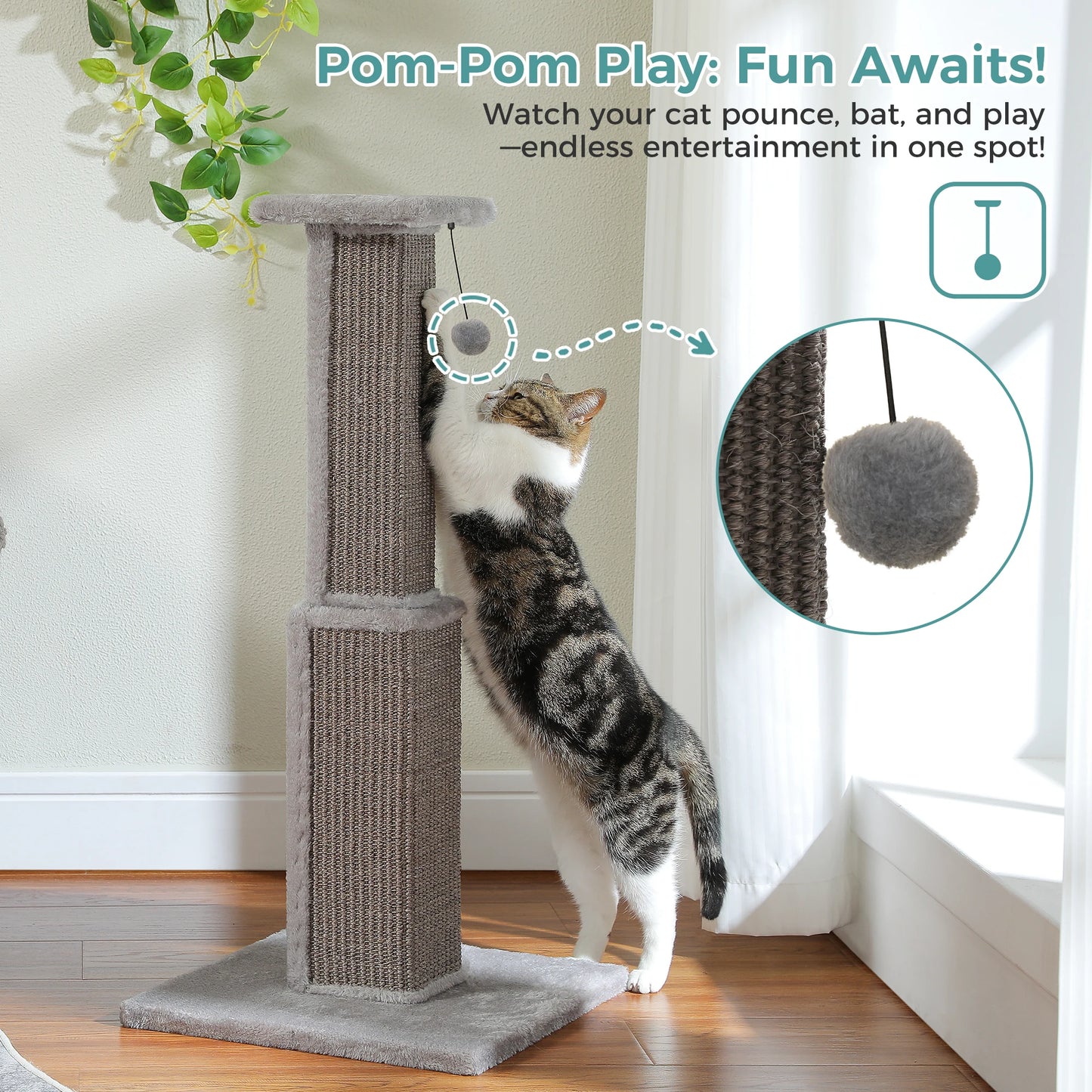 PAWZ Road Cat Scratching Post Indoor Ultimate Scratch Toy