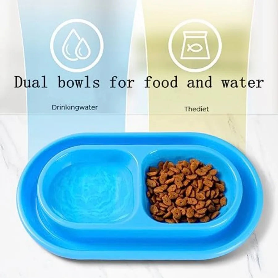 Cat Kitten Dog Puppy Feeder Pet Bowl Ants Away Quadrate