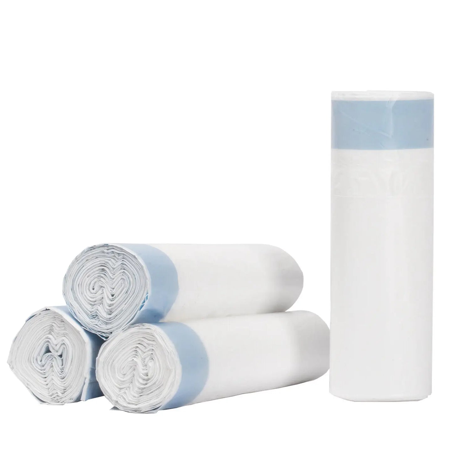 Cat Litter Box Liners Drawstring Bags 4 Rolls 60 Count