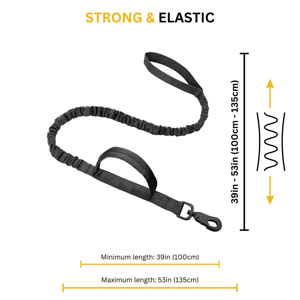 Tactical Dog Harness Leash Set for Large Dogs Training and Walking