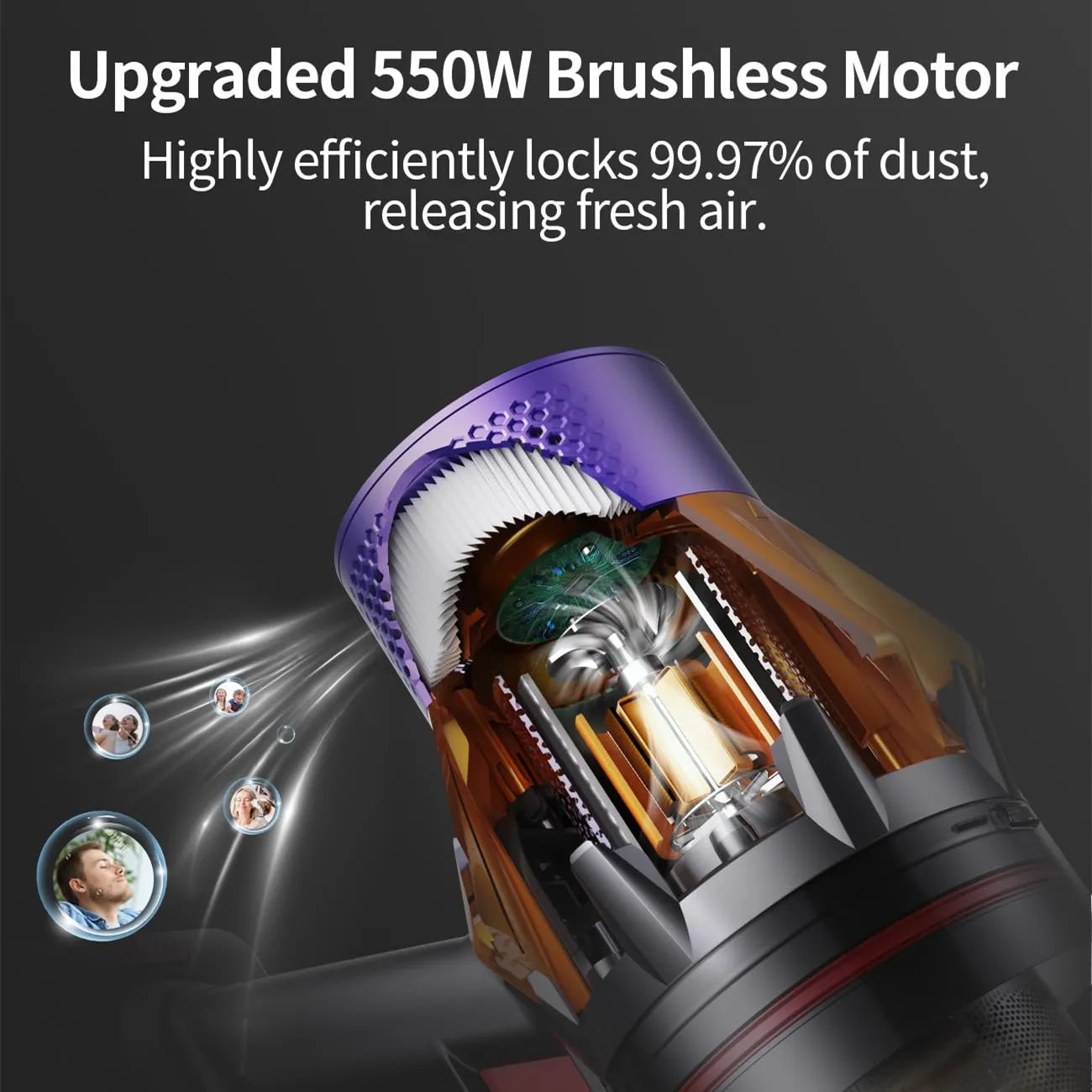 Blossom V18 Cordless Vacuum Cleaner 550W Brushless Motor