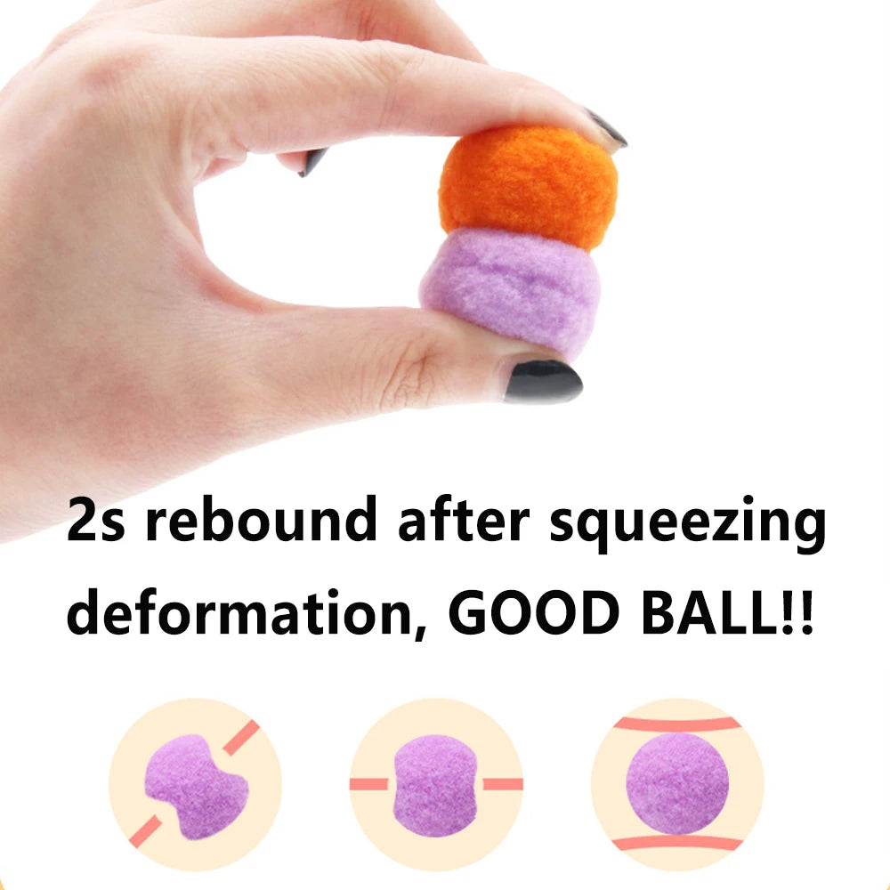 Cat Plush Ball Shooting Gun Toy for Interactive Cat Play