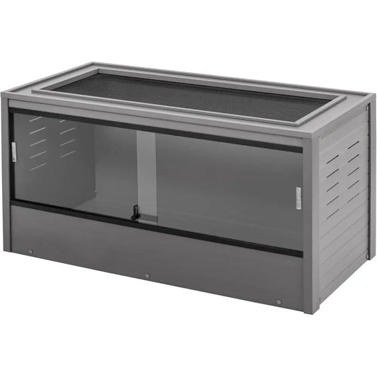 EcoFlex Reptile Habitat Mojave Lounge With Sliding Glass Doors