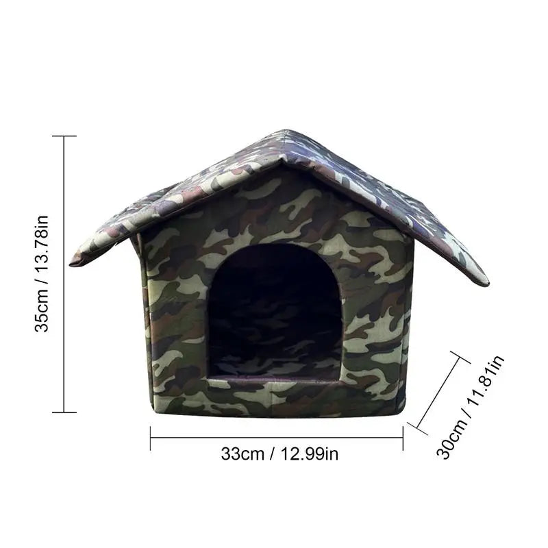 Outdoor Waterproof Winter Warm Cat And Dog House Shelter